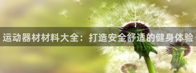 意昂3集团logo：运动器材材料大全：打造安全舒适的