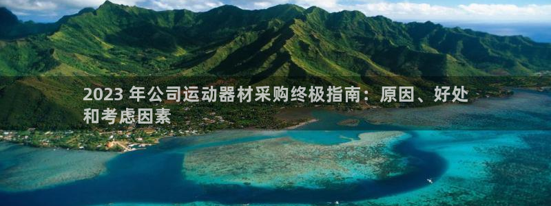 意昂3集团logo：2023 年公司运动器材采购终极