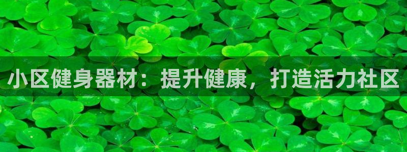 意昂3集团E.ON：小区健身器材：提升健康，打造活力