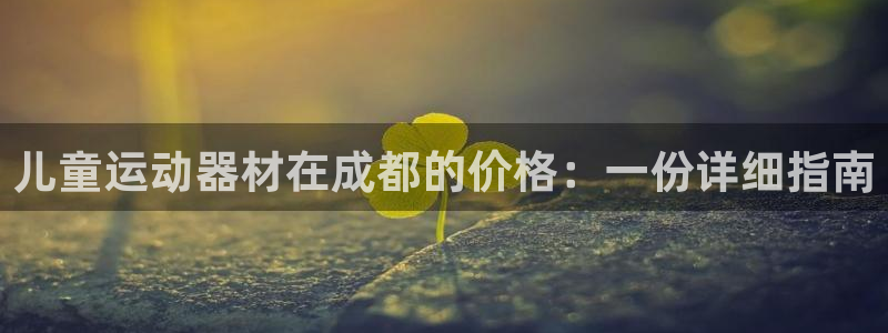 意昂3集团官网网址：儿童运动器材在成都的价格：一份详