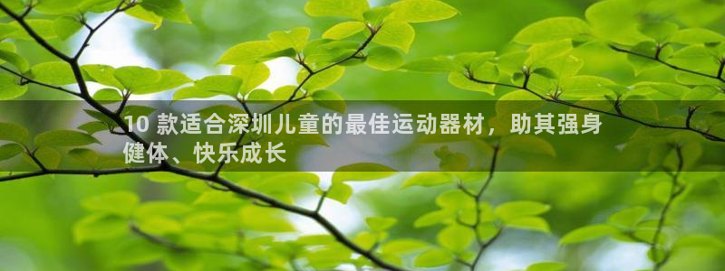意昂体育3娱乐：10 款适合深圳儿童的最佳运动器材，