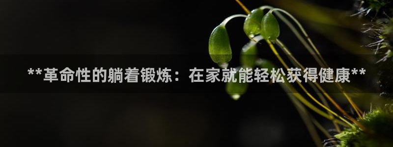 意昂3集团官网网址：**革命性的躺着锻炼：在家就能轻