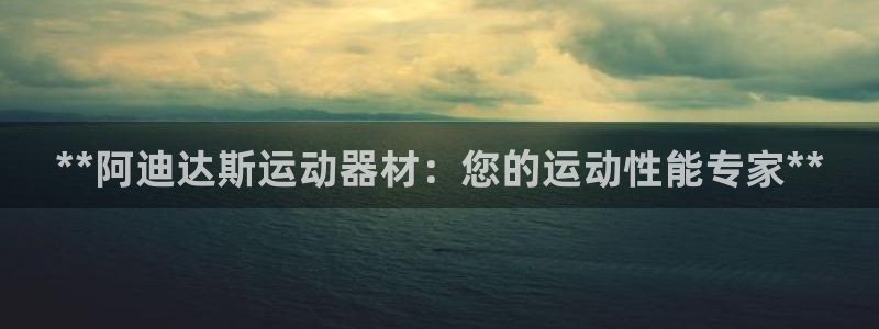 意昂体育3平台假的吗是真的吗：**阿迪达斯运动器材：