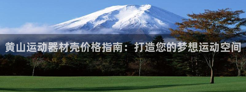 意昂3神州：黄山运动器材壳价格指南：打造您的梦想运动